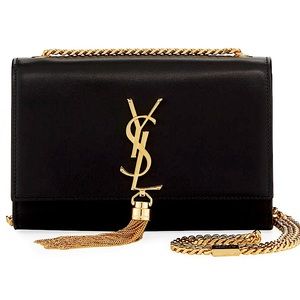 YSL KATE SMALL BAG WITH TASSEL EMBOSSED LEATHER